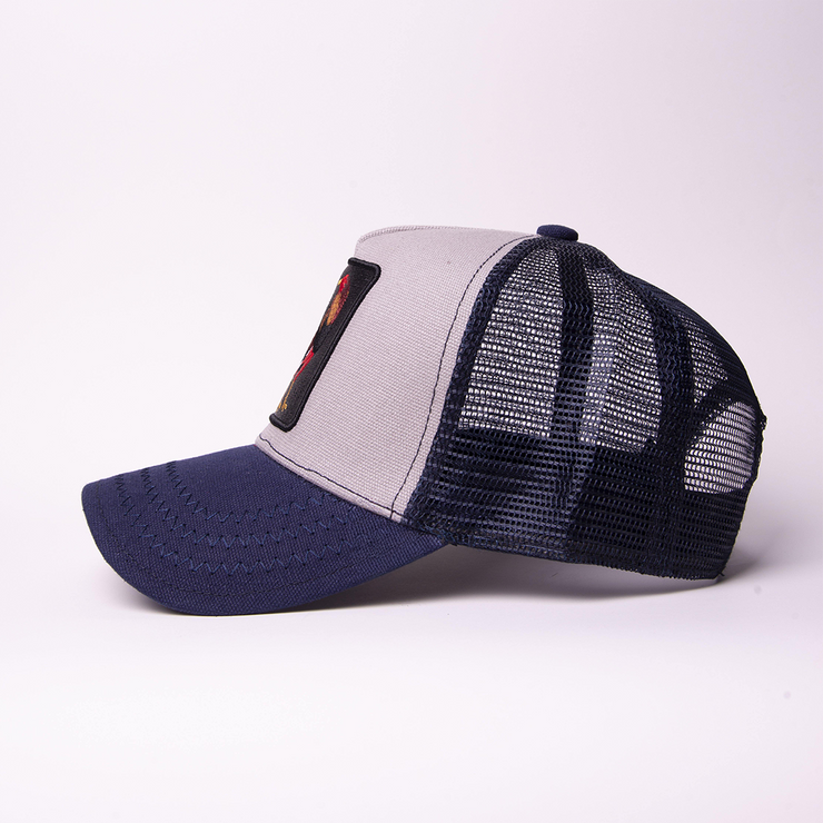 New Rooster Navy/White Trucker Hat