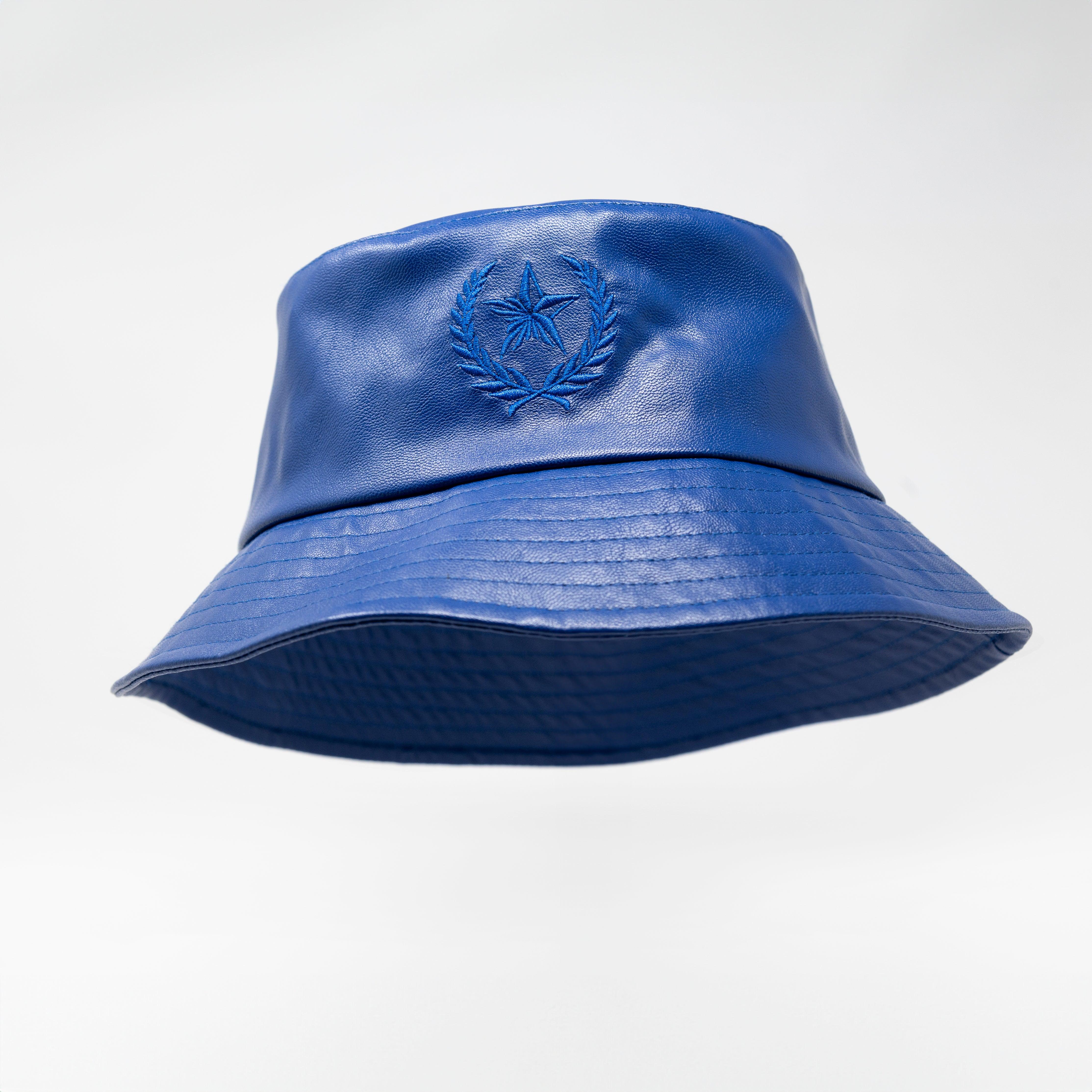 Blue Leather Hat Madison Maison™ By Designing Hollywood Teal Motorcycle Hat main image 4