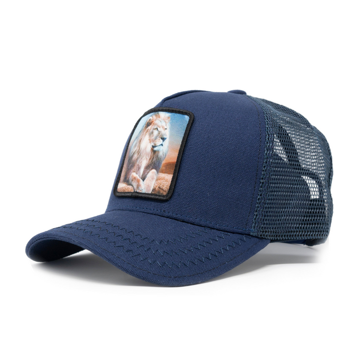 Lion Navy trucker hat