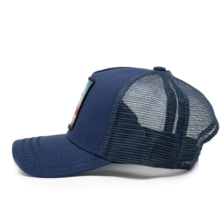 Lion Navy trucker hat
