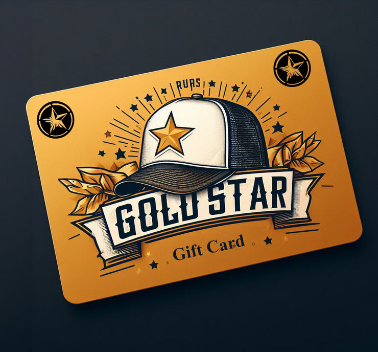 Gold Star Hat Gift Card
