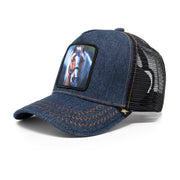 Gold Star Hat - Horse Denim Trucker Hat
