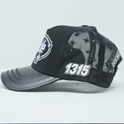 Hustle Black/White Trucker Hat