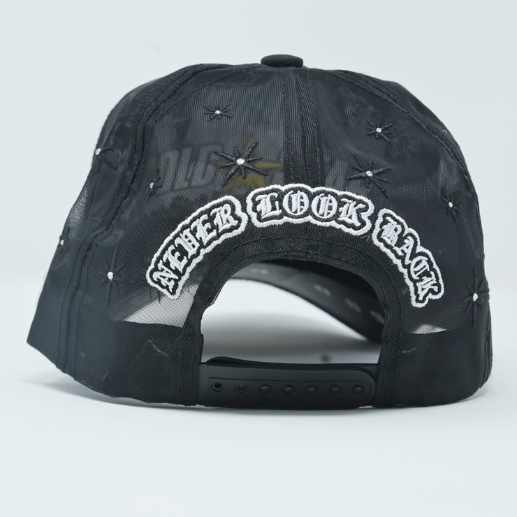 Hustle Black/White Trucker Hat