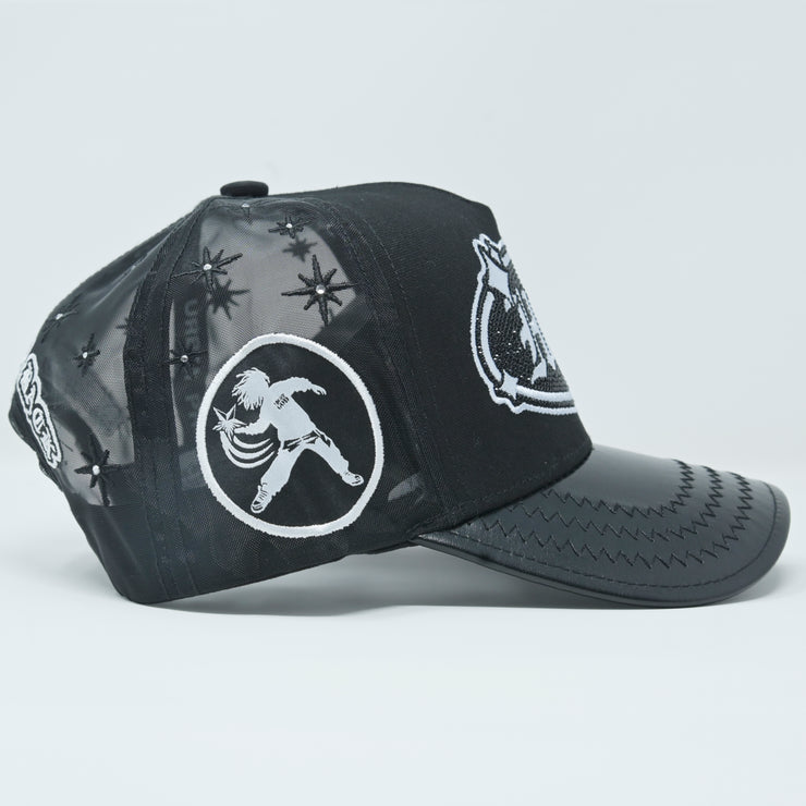 Hustle Black/White Trucker Hat