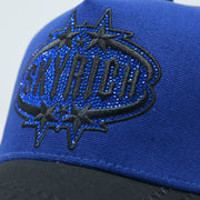 Skyrich Trucker Hat Blue/Black – Black Logo