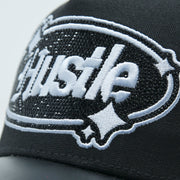 Hustle Black/White Trucker Hat