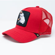 GOAT Red Trucker Hat unisex cap