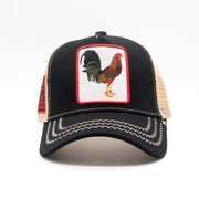 Rooster cock trucker hat cap