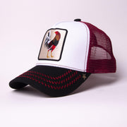 New Rooster 3 tone Trucker Hat - Gold Star Hat