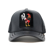 Trucker hat black gold star hat rooster cap animal hat