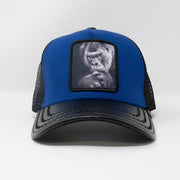 Gold Star Hat - Royal blue ape Trucker Hat