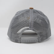 Gold Star Hat - Pitbull Dog Trucker hat Brown/Grey