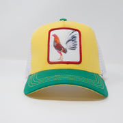 Gold Star Hat -  Rooster green Trucker hat