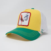 Gold Star Hat -  Rooster green Trucker hat